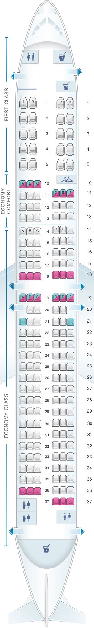 delta airlines boeing 737 900 seating chart